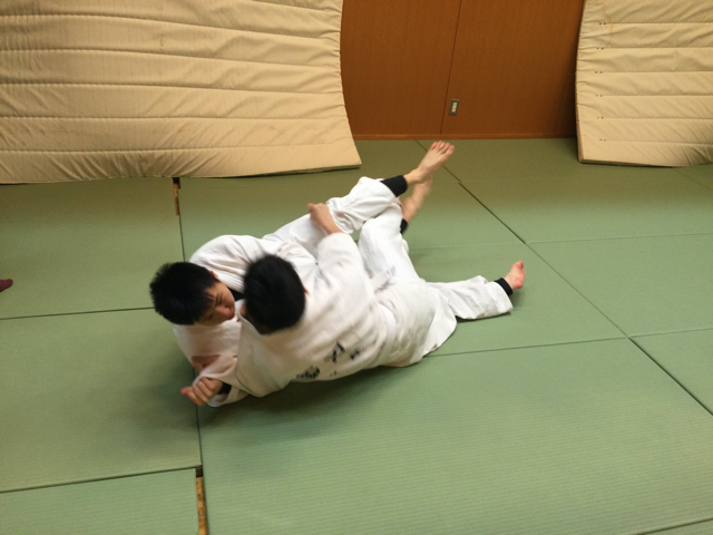 柔道の練習の写真